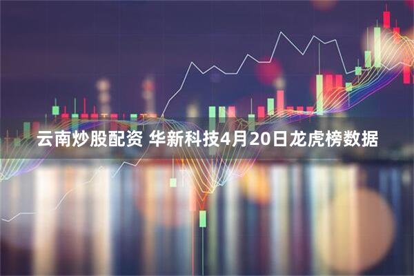 云南炒股配资 华新科技4月20日龙虎榜数据